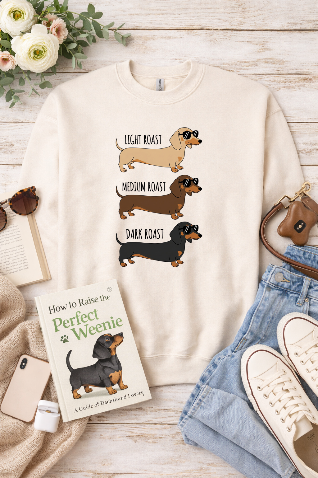 Dachshund Coffees Crewneck