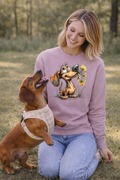 Daffodil Dachshund Crewneck