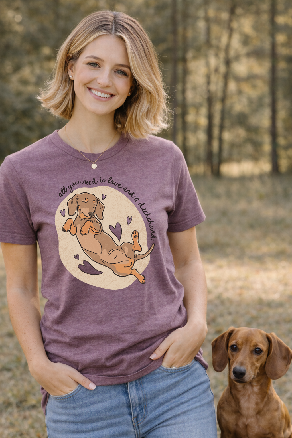 All you need is love and a Dachshund T-Shirt