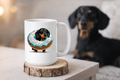 Donut Dachshund 15oz Coffee Mug