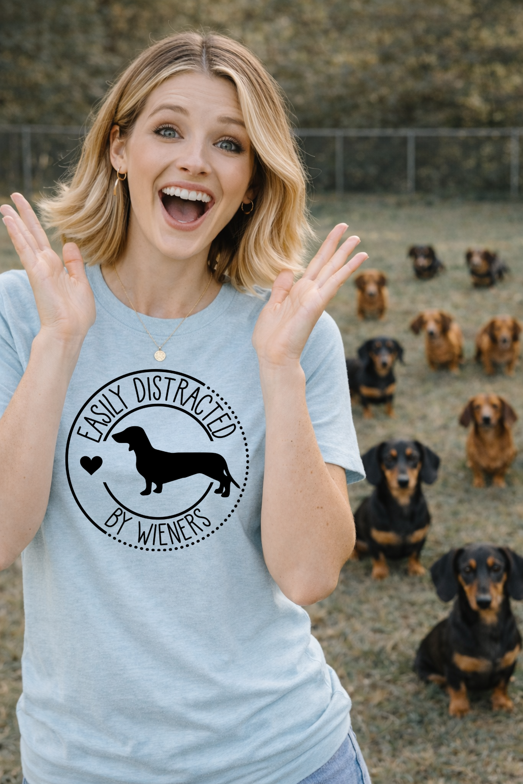 Easily Distracted by Wieners T-Shirt