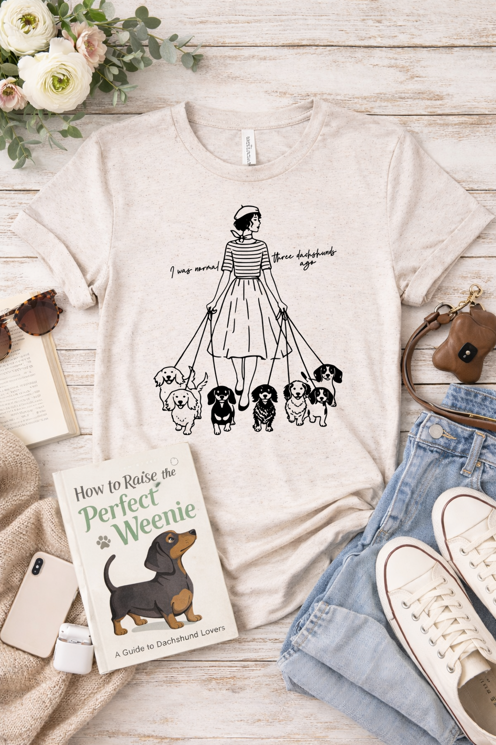 I was normal three dachshunds ago T-Shirt